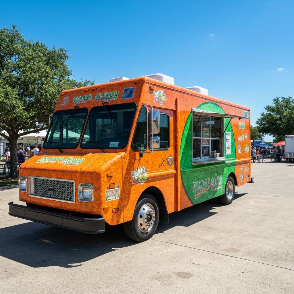 Colorful food truck with vibrant custom vehicle graphics - Vehicle decals and graphics in Springfield MO