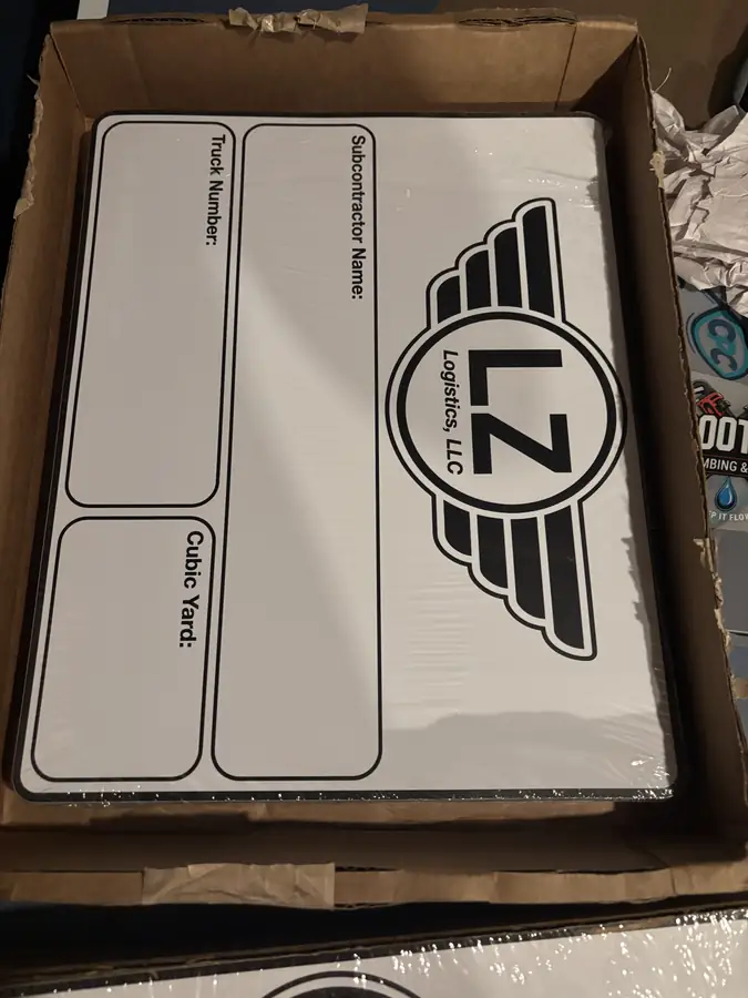 LZ Logistics Removable Truck Decals, photo 2