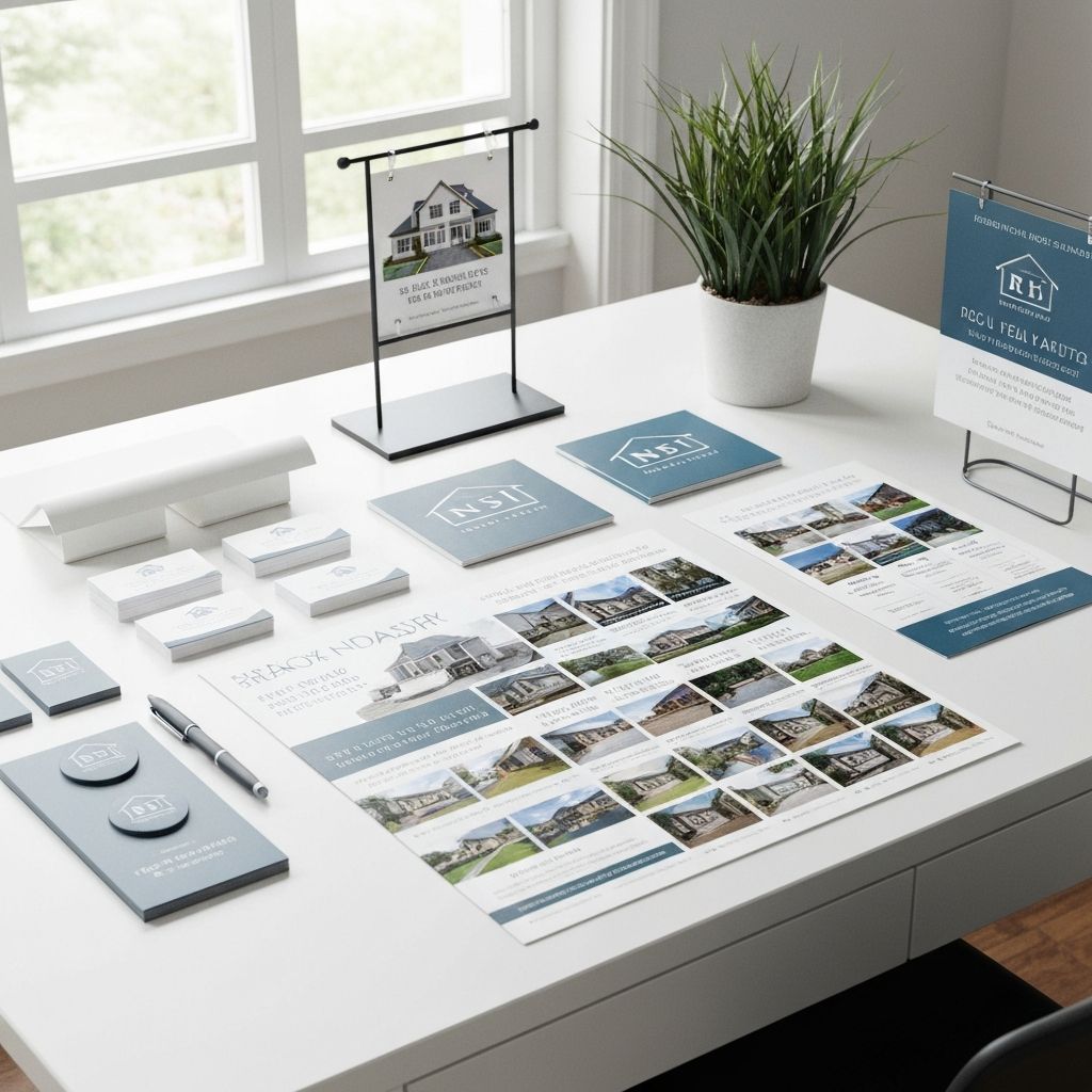 Real estate marketing materials including business cards flyers and yard signs - Print marketing Springfield MO