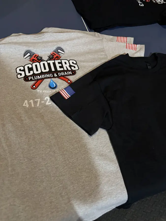 Scooters Plumbing & Drain Shirts, photo 4