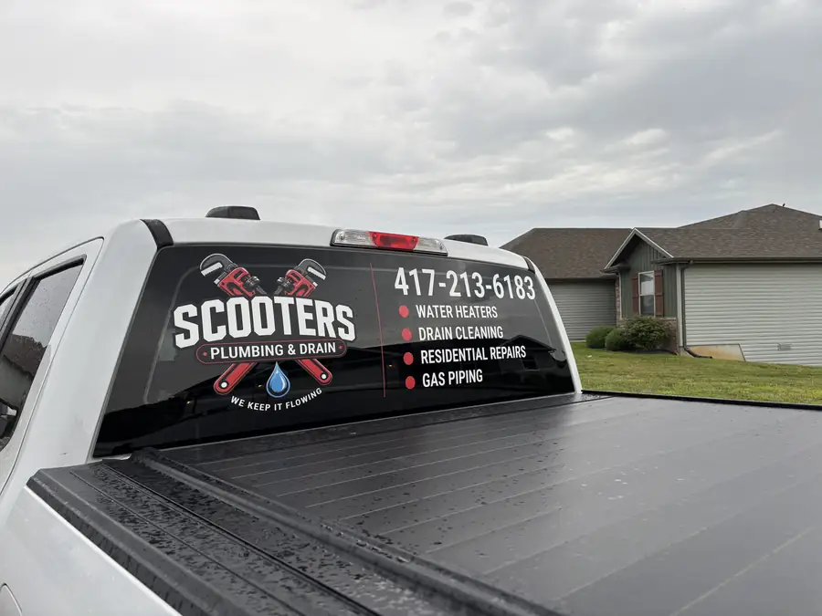 Scooters Plumbing & Drain Truck Graphics, photo 2
