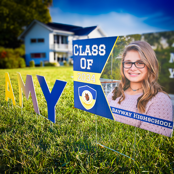 Graduation Yard Sign and Letters